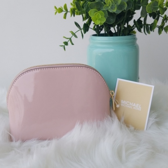 Michael Kors Blossom Pink Travel Cosmetic Pouch - Picture 2 of 6